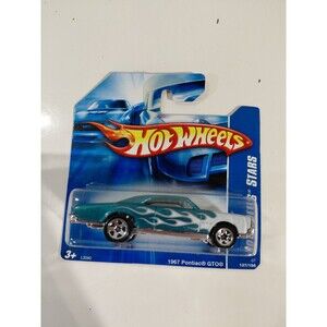 NIP Hot Wheels Stars Short Card 1:64 Die Cast 1967 Pontiac GTO Muscle Car